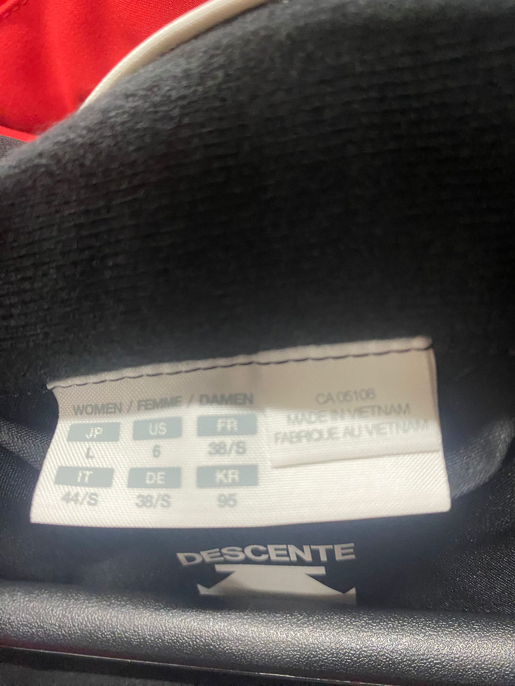 Rote Ski-Jacke Damen