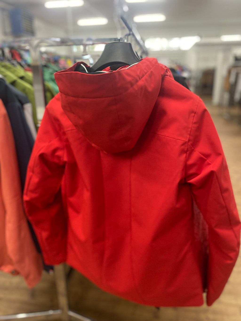 Rote Ski-Jacke Damen